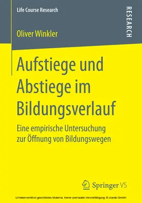 Winkler |  Aufstiege und Abstiege im Bildungsverlauf | eBook | Sack Fachmedien