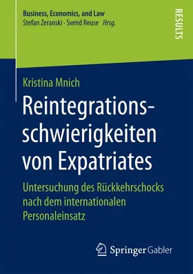 Mnich |  Reintegrationsschwierigkeiten von Expatriates | Buch |  Sack Fachmedien