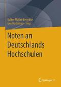 Grözinger / Müller-Benedict |  Noten an Deutschlands Hochschulen | Buch |  Sack Fachmedien