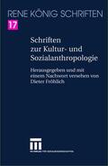 König / Fröhlich |  Schriften zur Kultur- und Sozialanthropologie | Buch |  Sack Fachmedien