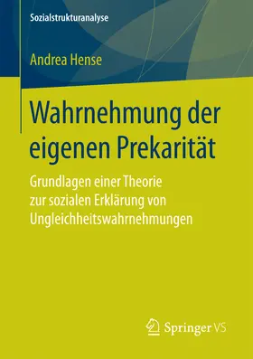 Hense |  Wahrnehmung der eigenen Prekarität | eBook | Sack Fachmedien