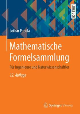 Papula |  Mathematische Formelsammlung | Buch |  Sack Fachmedien