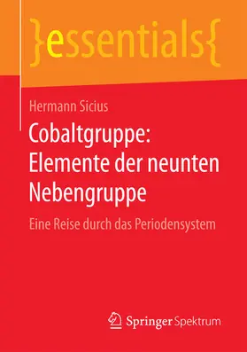 Sicius |  Cobaltgruppe: Elemente der neunten Nebengruppe | eBook | Sack Fachmedien