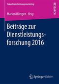 Büttgen |  Beiträge zur Dienstleistungsforschung 2016 | Buch |  Sack Fachmedien