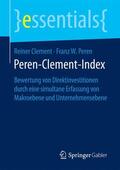Clement / Peren |  Clement, R: Peren-Clement-Index | Buch |  Sack Fachmedien
