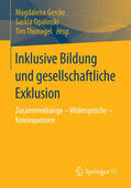 Gercke / Opalinski / Thonagel |  Inklusive Bildung und gesellschaftliche Exklusion | eBook | Sack Fachmedien
