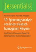 Hahn / Jarzabek |  3D-Spannungsanalyse von linear elastisch homogenen Körpern | Buch |  Sack Fachmedien