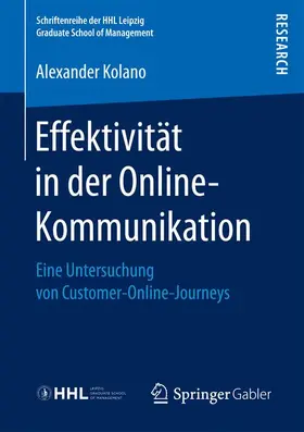 Kolano |  Effektivität in der Online-Kommunikation | Buch |  Sack Fachmedien