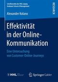 Kolano |  Effektivität in der Online-Kommunikation | Buch |  Sack Fachmedien