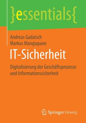 Gadatsch / Mangiapane |  IT-Sicherheit | Buch |  Sack Fachmedien