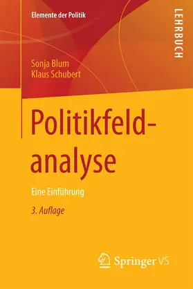 Schubert / Blum |  Politikfeldanalyse | Buch |  Sack Fachmedien