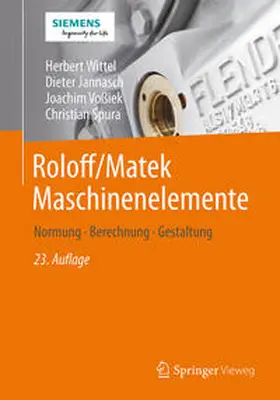 Wittel / Jannasch / Voßiek |  Roloff/Matek Maschinenelemente | eBook | Sack Fachmedien