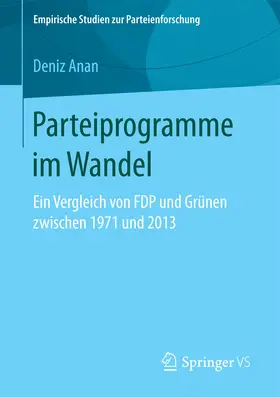 Anan |  Parteiprogramme im Wandel | eBook | Sack Fachmedien