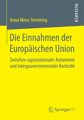 Wenz-Temming |  Die Einnahmen der Europäischen Union | eBook | Sack Fachmedien