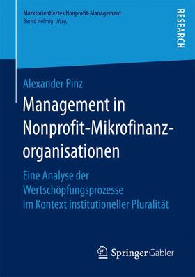 Pinz |  Management in Nonprofit-Mikrofinanzorganisationen | Buch |  Sack Fachmedien