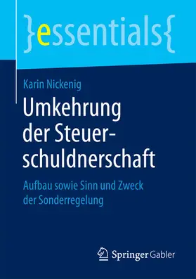 Nickenig | Umkehrung der Steuerschuldnerschaft | E-Book | www.sack.de