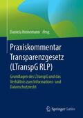 Heinemann |  Praxiskommentar Transparenzgesetz (LTranspG RLP) | Buch |  Sack Fachmedien