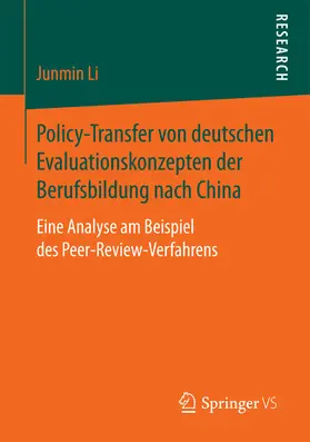 Li | Policy-Transfer von deutschen Evaluationskonzepten der Berufsbildung nach China | E-Book | sack.de