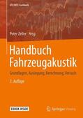 Zeller |  Handbuch Fahrzeugakustik | Buch |  Sack Fachmedien