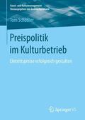 Schößler |  Preispolitik im Kulturbetrieb | Buch |  Sack Fachmedien