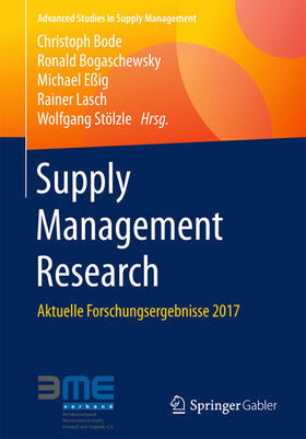 Bode / Bogaschewsky / Eßig | Supply Management Research | E-Book | sack.de