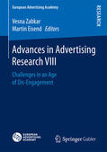Zabkar / Eisend |  Advances in Advertising Research VIII | eBook | Sack Fachmedien