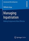Griga |  Managing Inpatriation | Buch |  Sack Fachmedien