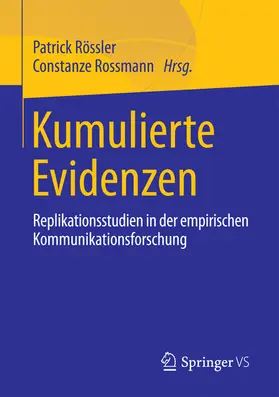 Rössler / Rossmann |  Kumulierte Evidenzen | eBook | Sack Fachmedien