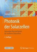 Stadler |  Stadler, A: Photonik der Solarzellen | Buch |  Sack Fachmedien