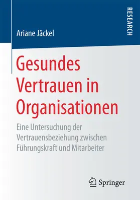 Jäckel | Gesundes Vertrauen in Organisationen | E-Book | www.sack.de