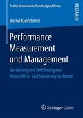 Kleindienst |  Performance Measurement und Management | Buch |  Sack Fachmedien
