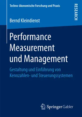 Kleindienst | Performance Measurement und Management | E-Book | sack.de
