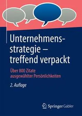 Springer Fachmedien Wiesbaden GmbH | Unternehmensstrategie - treffend verpackt | Buch | 978-3-658-19479-6 | sack.de