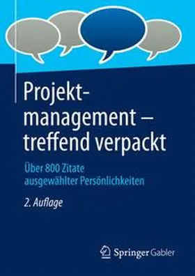 Springer Fachmedien Wiesbaden GmbH | Projektmanagement - treffend verpackt | Buch | 978-3-658-19510-6 | sack.de
