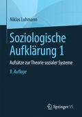 Luhmann |  Soziologische Aufklärung 1 | Buch |  Sack Fachmedien