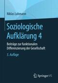 Luhmann |  Soziologische Aufklärung 4 | Buch |  Sack Fachmedien