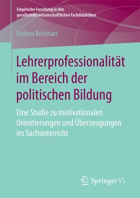 Reichhart | Lehrerprofessionalität im Bereich der politischen Bildung | Buch | 978-3-658-19707-0 | sack.de