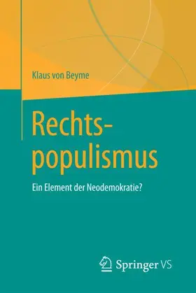 von Beyme |  Rechtspopulismus | Buch |  Sack Fachmedien