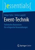 Syhre / Luppold |  Syhre, H: Event-Technik | Buch |  Sack Fachmedien