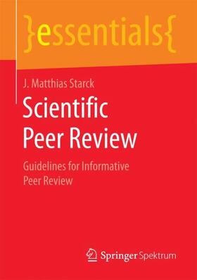 Starck | Scientific Peer Review | Buch | 978-3-658-19914-2 | sack.de
