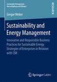 Weber |  Sustainability and Energy Management | eBook | Sack Fachmedien