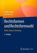 Rinnert / Huber |  Rechtsformen und Rechtsformwahl | Buch |  Sack Fachmedien