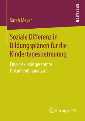 Meyer | Soziale Differenz in Bildungsplänen für die Kindertagesbetreuung | E-Book | sack.de