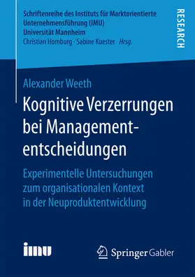 Weeth | Kognitive Verzerrungen bei Managemententscheidungen | E-Book | sack.de