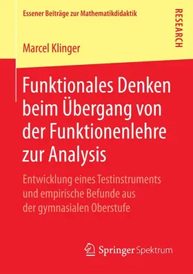 Klinger | Funktionales Denken beim Übergang von der Funktionenlehre zur Analysis | E-Book | www.sack.de