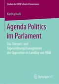 Hohl |  Agenda Politics im Parlament | Buch |  Sack Fachmedien