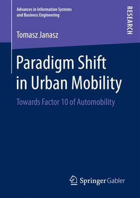 Janasz |  Paradigm Shift in Urban Mobility | Buch |  Sack Fachmedien