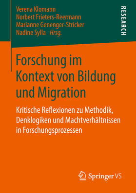 Klomann / Frieters-Reermann / Genenger-Stricker | Forschung im Kontext von Bildung und Migration | E-Book | sack.de