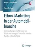 Bethge |  Ethno-Marketing in der Automobilbranche | Buch |  Sack Fachmedien