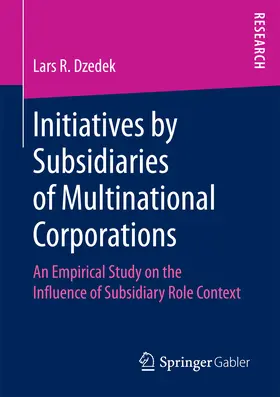 Dzedek | Initiatives by Subsidiaries of Multinational Corporations | E-Book | sack.de